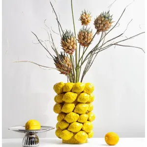 هدية منزلية ديكور صالون عصري مزهرية خزفية - Home Gift Modern Salon Decor Unique Ceramic