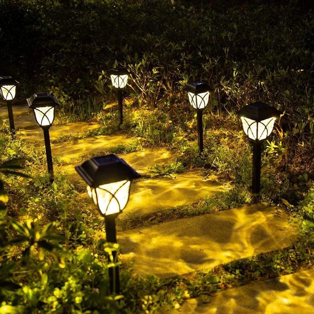 2Pcs Of Outdoor Solar Waterproof Garden Led Light Ts-64