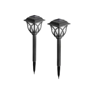 2Pcs Of Outdoor Solar Waterproof Garden Led Light Ts-64
