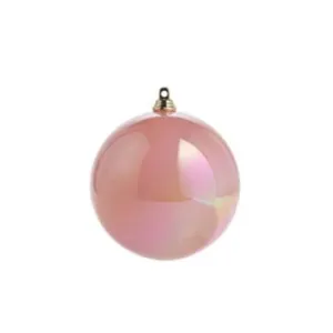 4" Iridescent Pink Ball Ornament