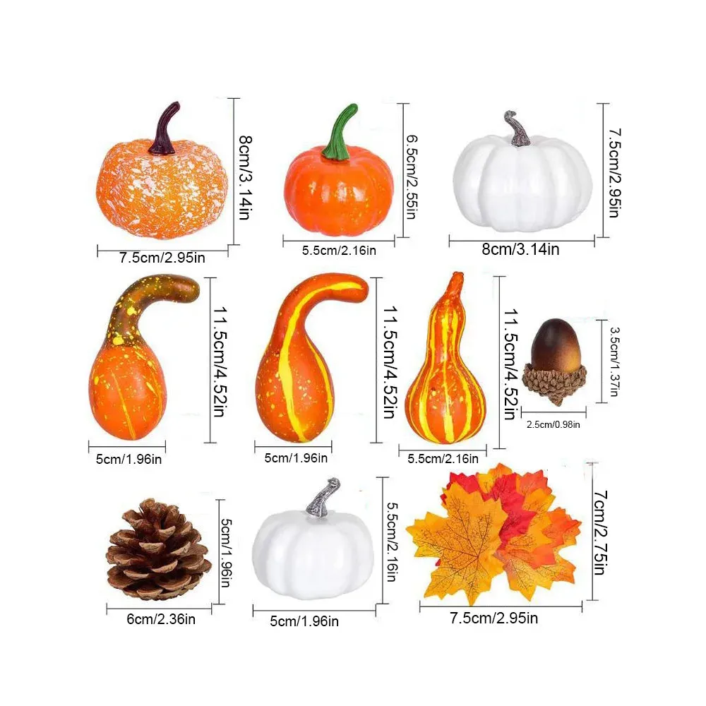 50-Piece Autumn Decor Assortment
