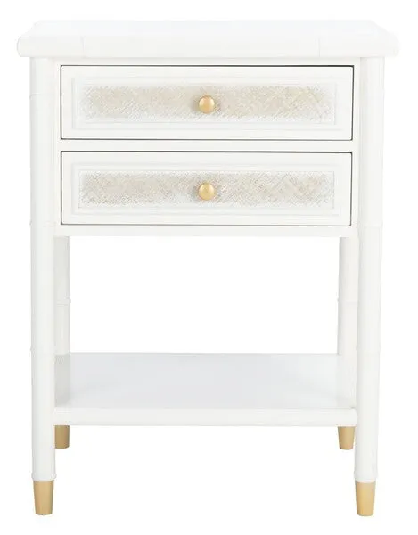 AHAB 2 DRAWER 1 SHELF ACCENT TABLE