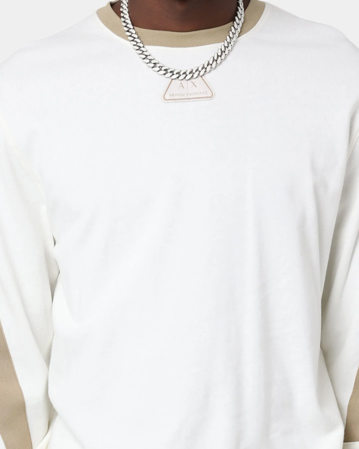 Armani Exchange Felpa Crewneck Cannoli/Tree House