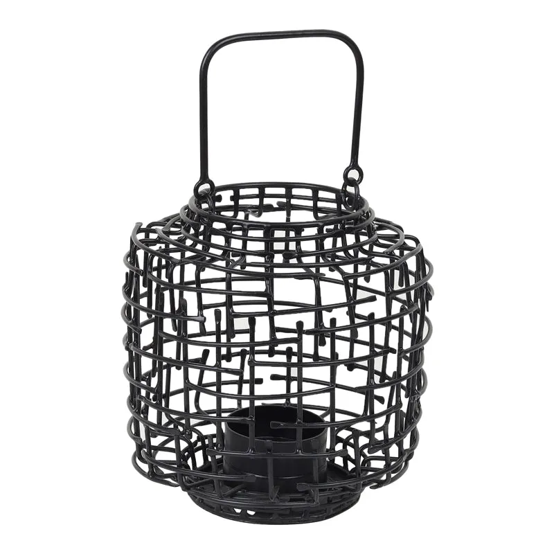 Armon Tealight Candle Holder - Black