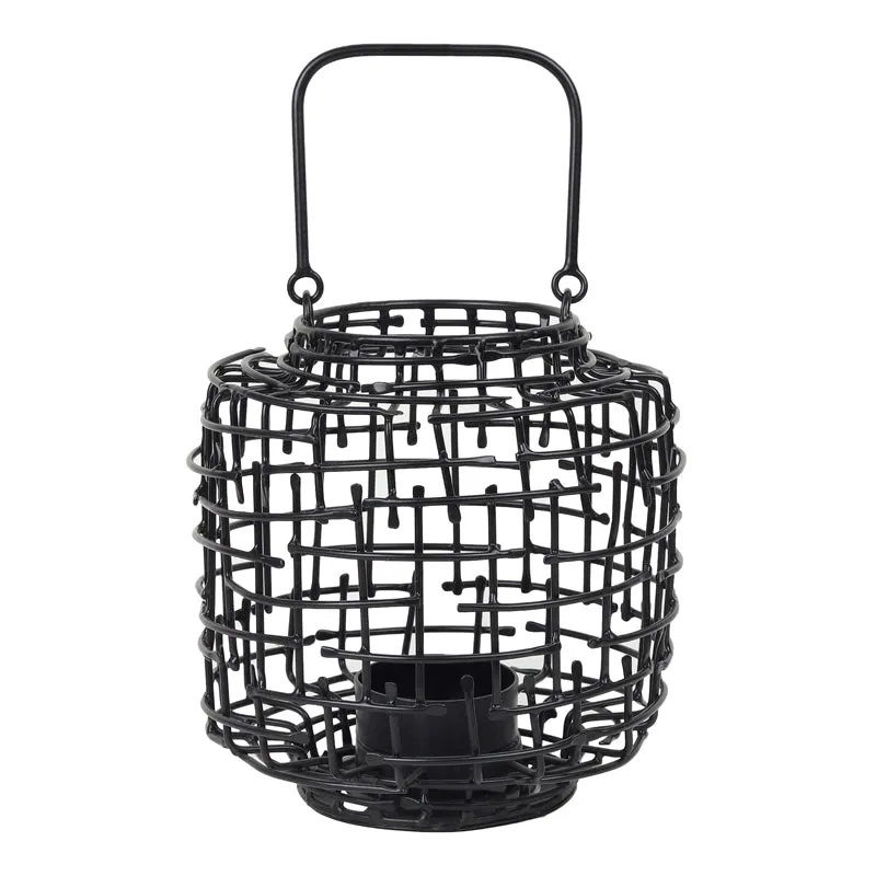 Armon Tealight Candle Holder - Black