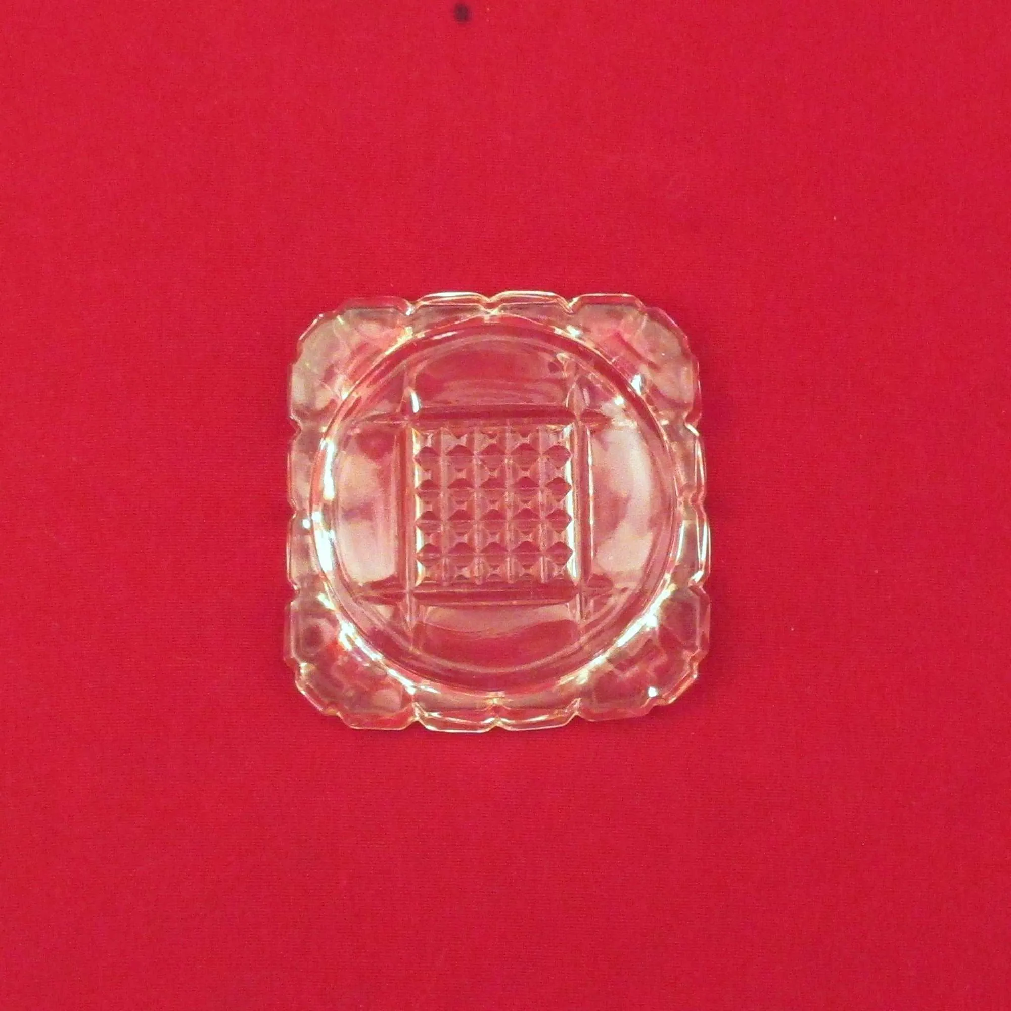 Art Deco Square Ashtray