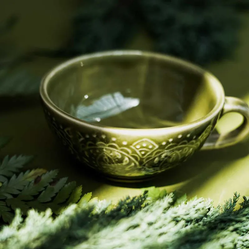 Aspensa Handmade Cup & Saucer - 400 ML