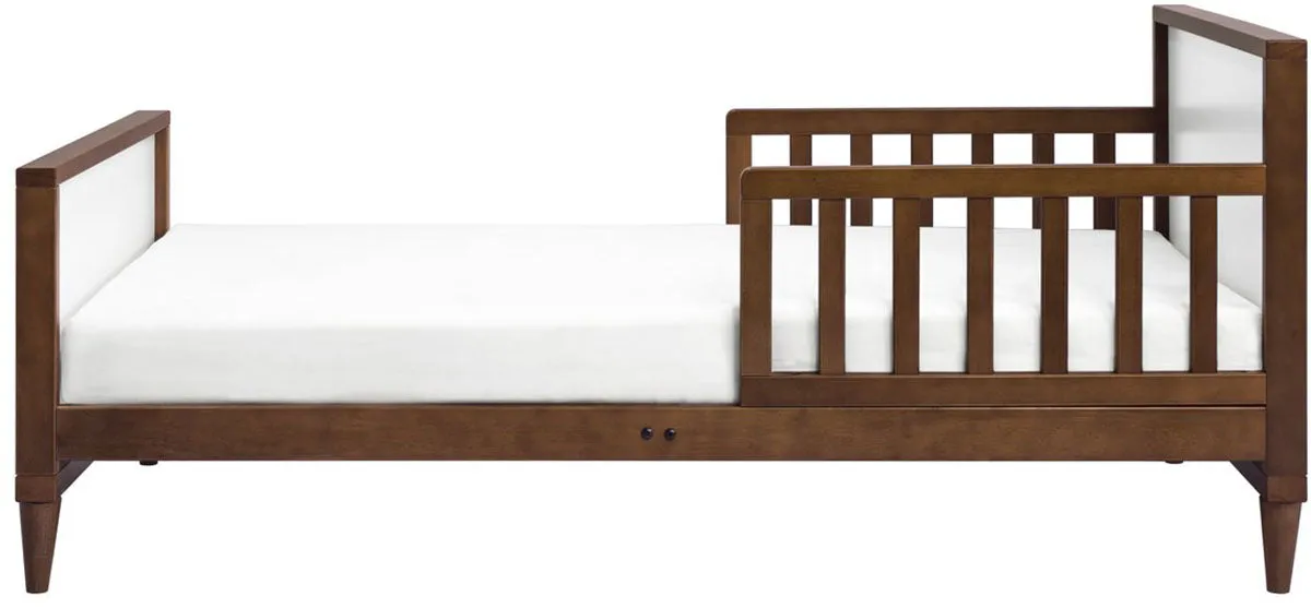 Babyletto Ziggy Toddler Bed - White / Walnut