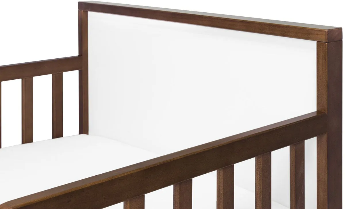 Babyletto Ziggy Toddler Bed - White / Walnut