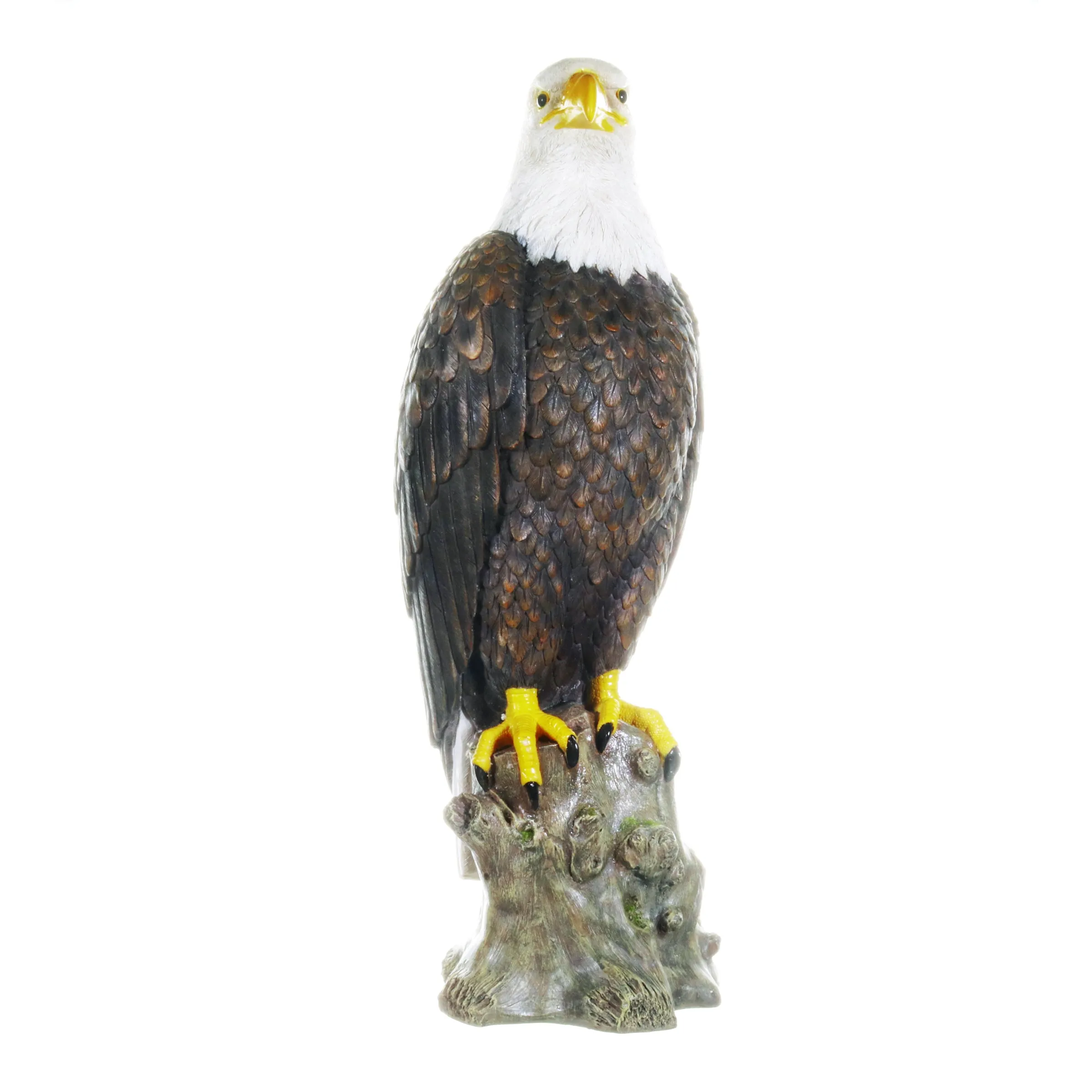 Bald Eagle on a Rock Statue, 8 by 21.5 Inches