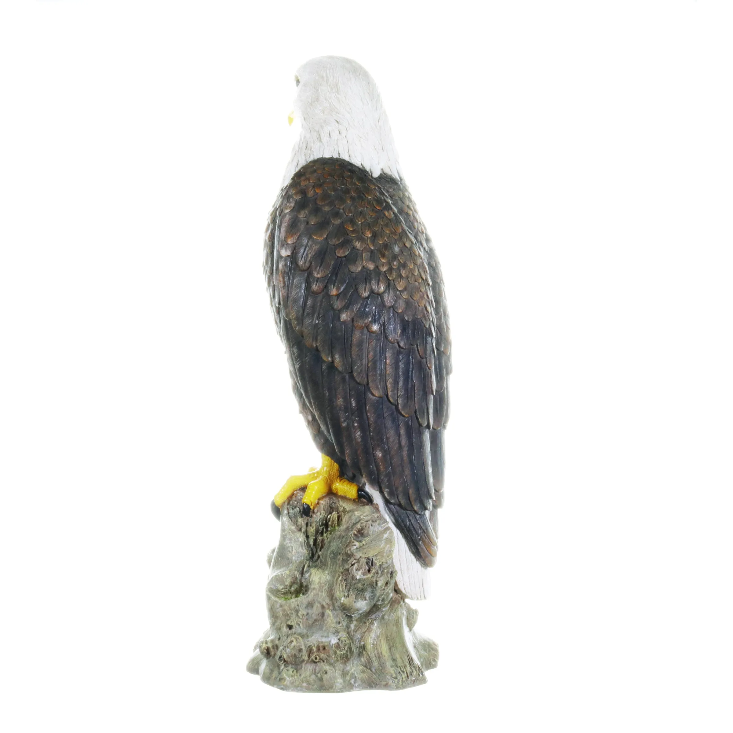 Bald Eagle on a Rock Statue, 8 by 21.5 Inches