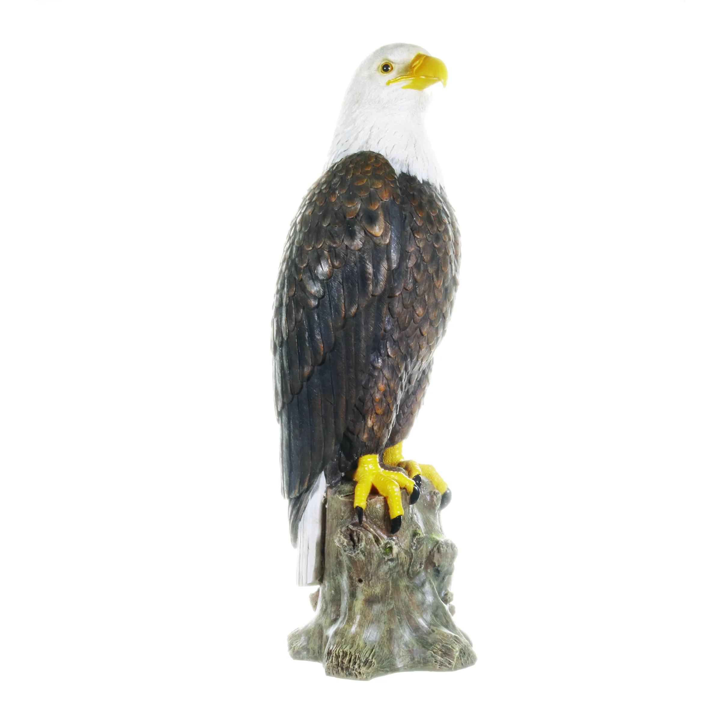 Bald Eagle on a Rock Statue, 8 by 21.5 Inches