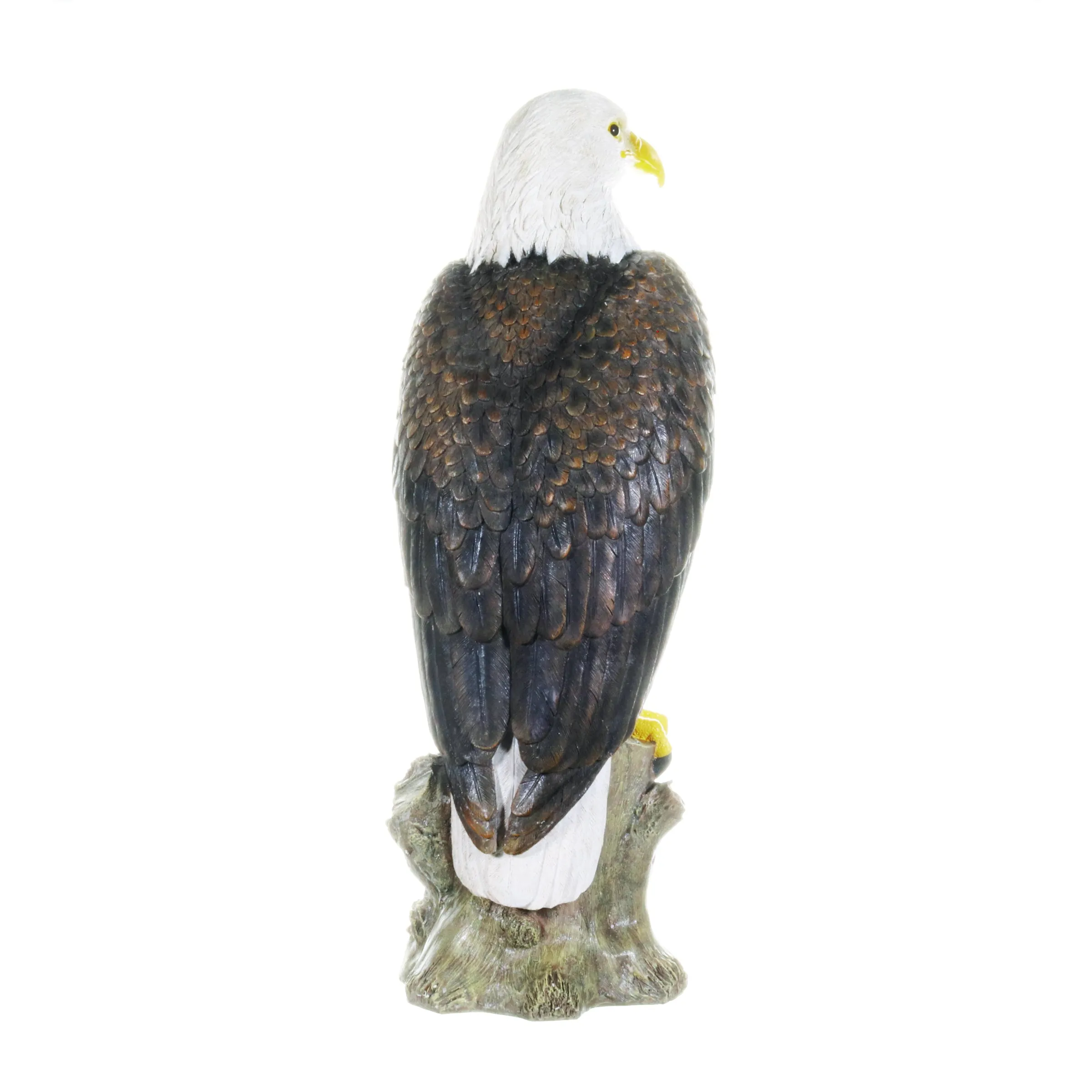 Bald Eagle on a Rock Statue, 8 by 21.5 Inches
