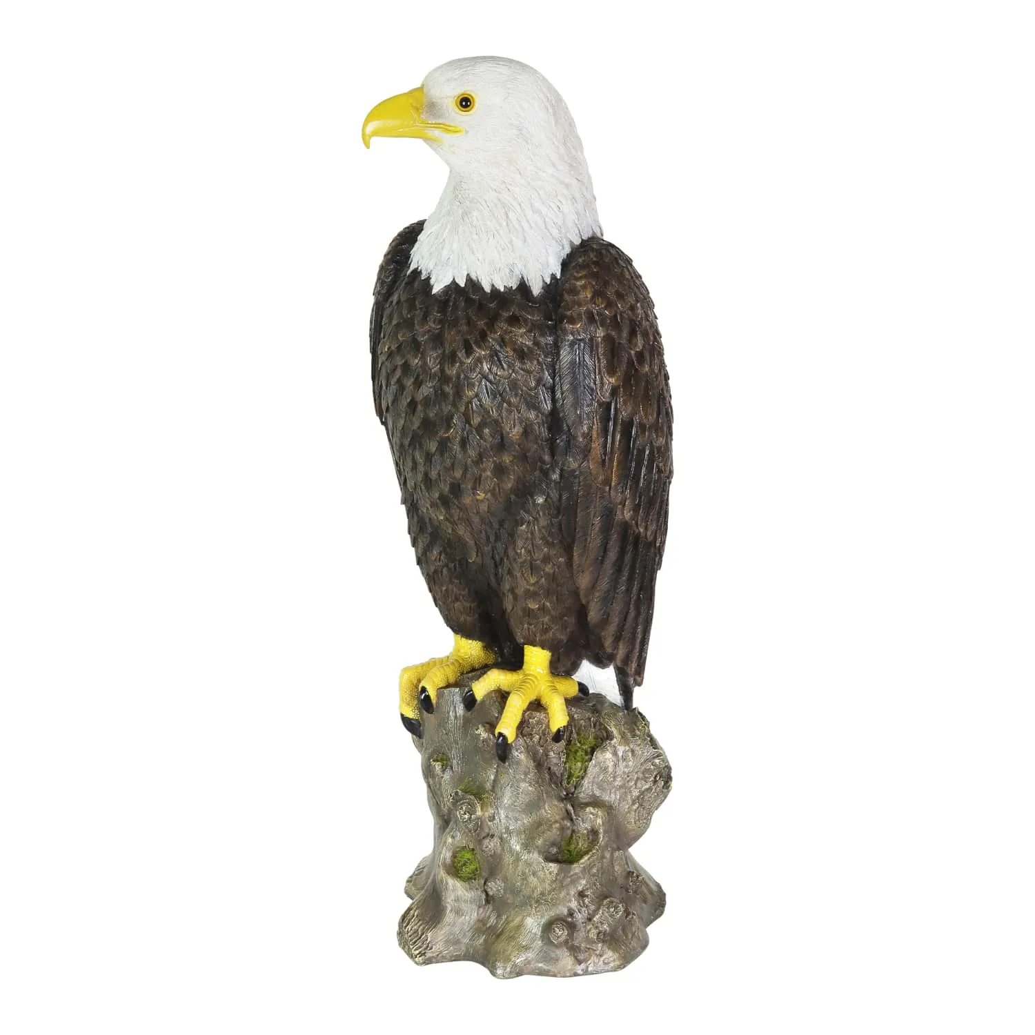 Bald Eagle on a Rock Statue, 8 by 21.5 Inches
