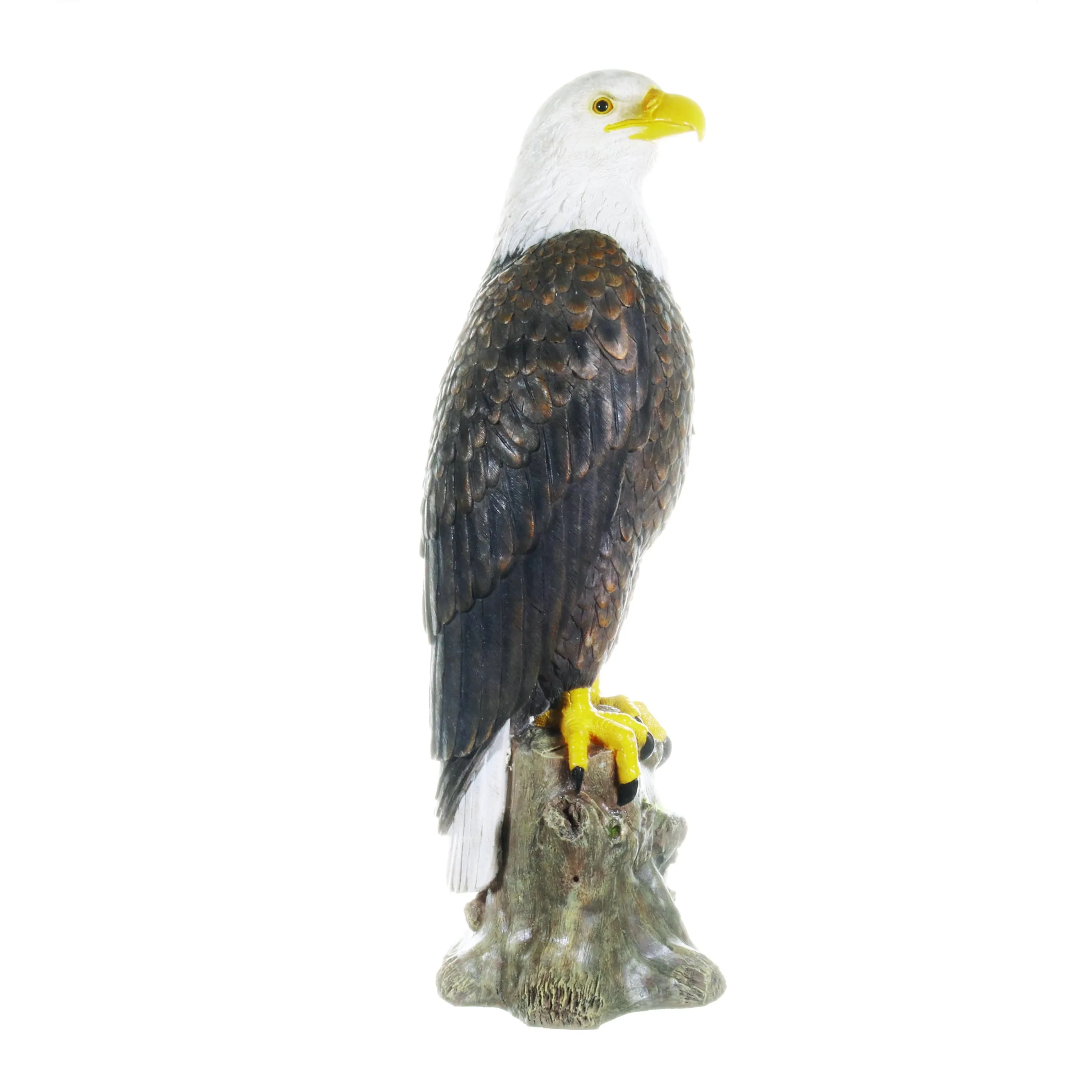 Bald Eagle on a Rock Statue, 8 by 21.5 Inches