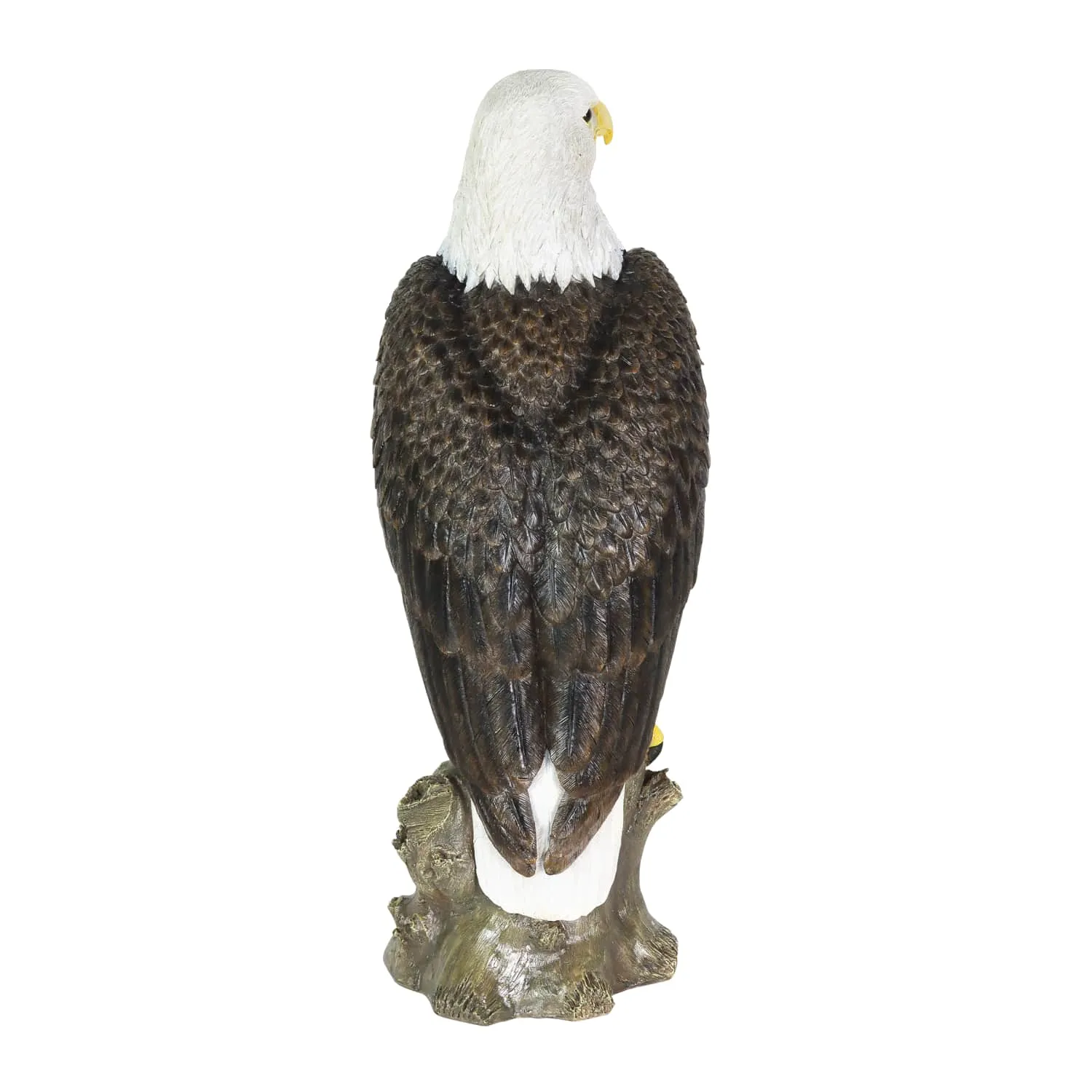 Bald Eagle on a Rock Statue, 8 by 21.5 Inches