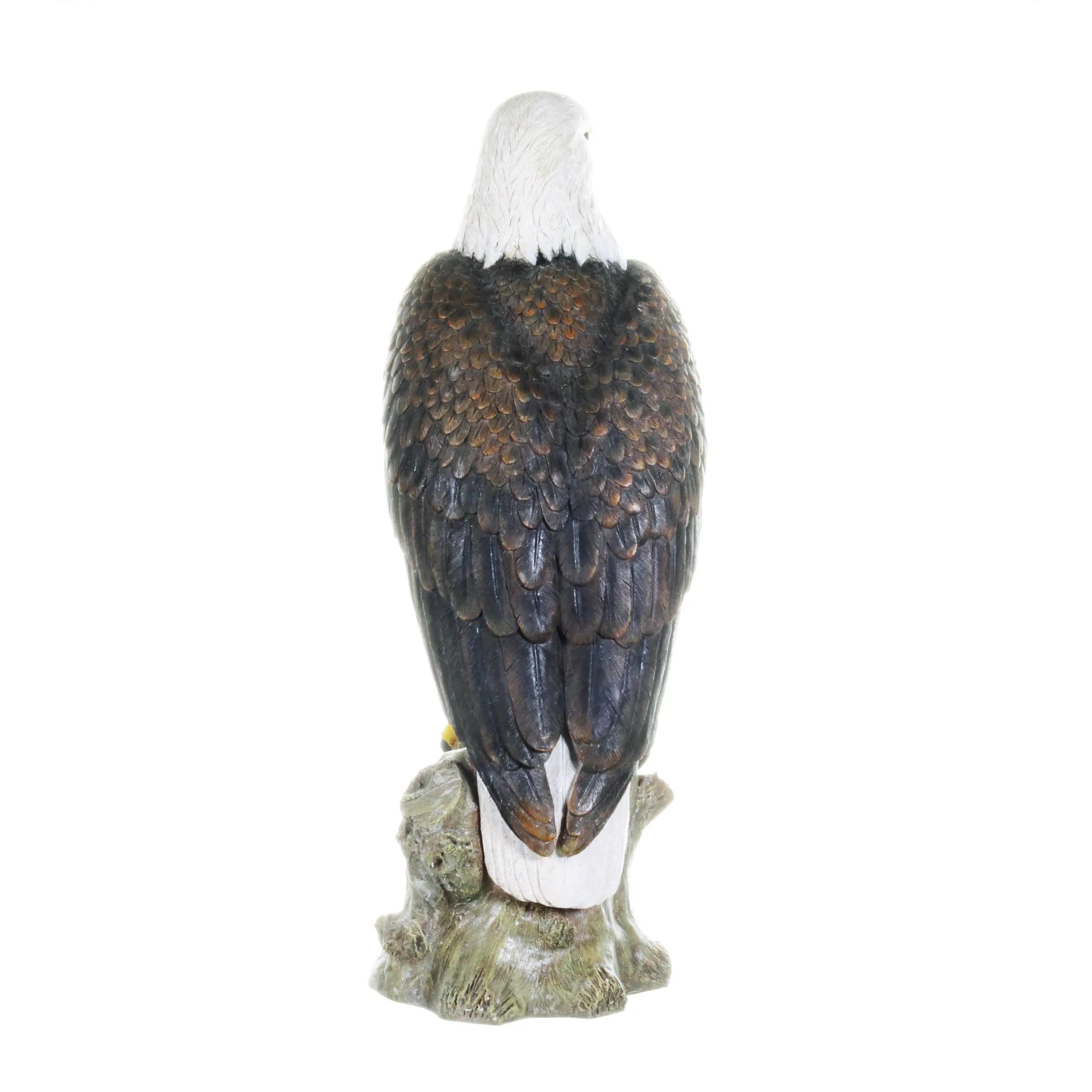 Bald Eagle on a Rock Statue, 8 by 21.5 Inches