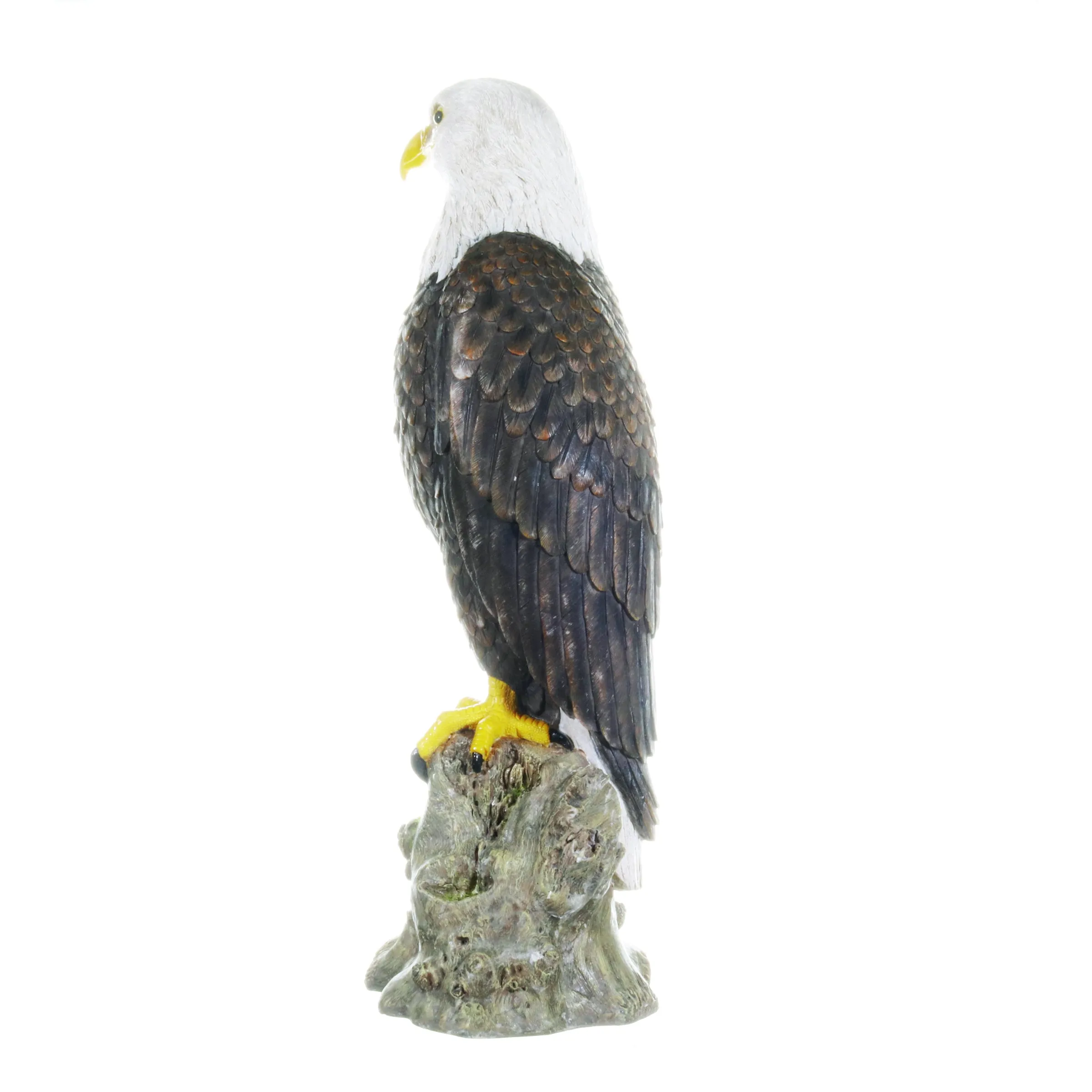 Bald Eagle on a Rock Statue, 8 by 21.5 Inches