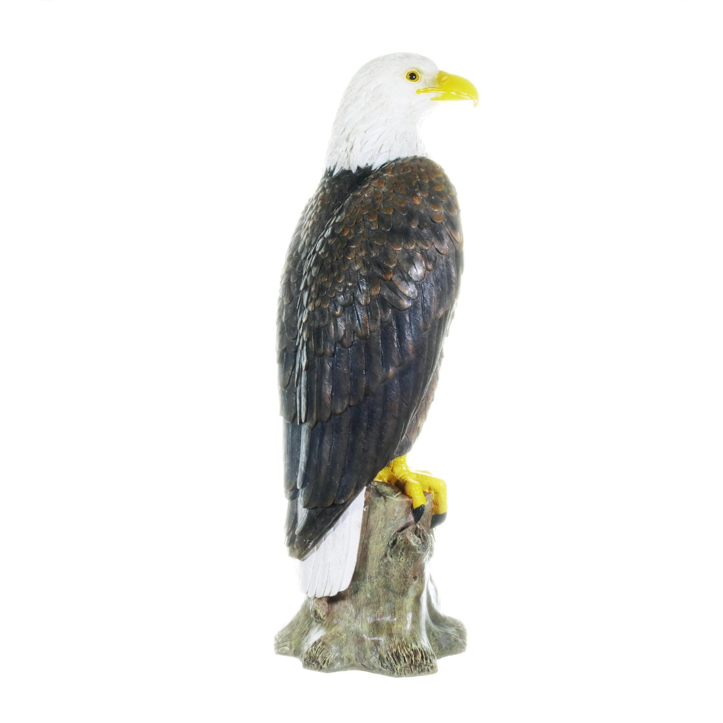 Bald Eagle on a Rock Statue, 8 by 21.5 Inches