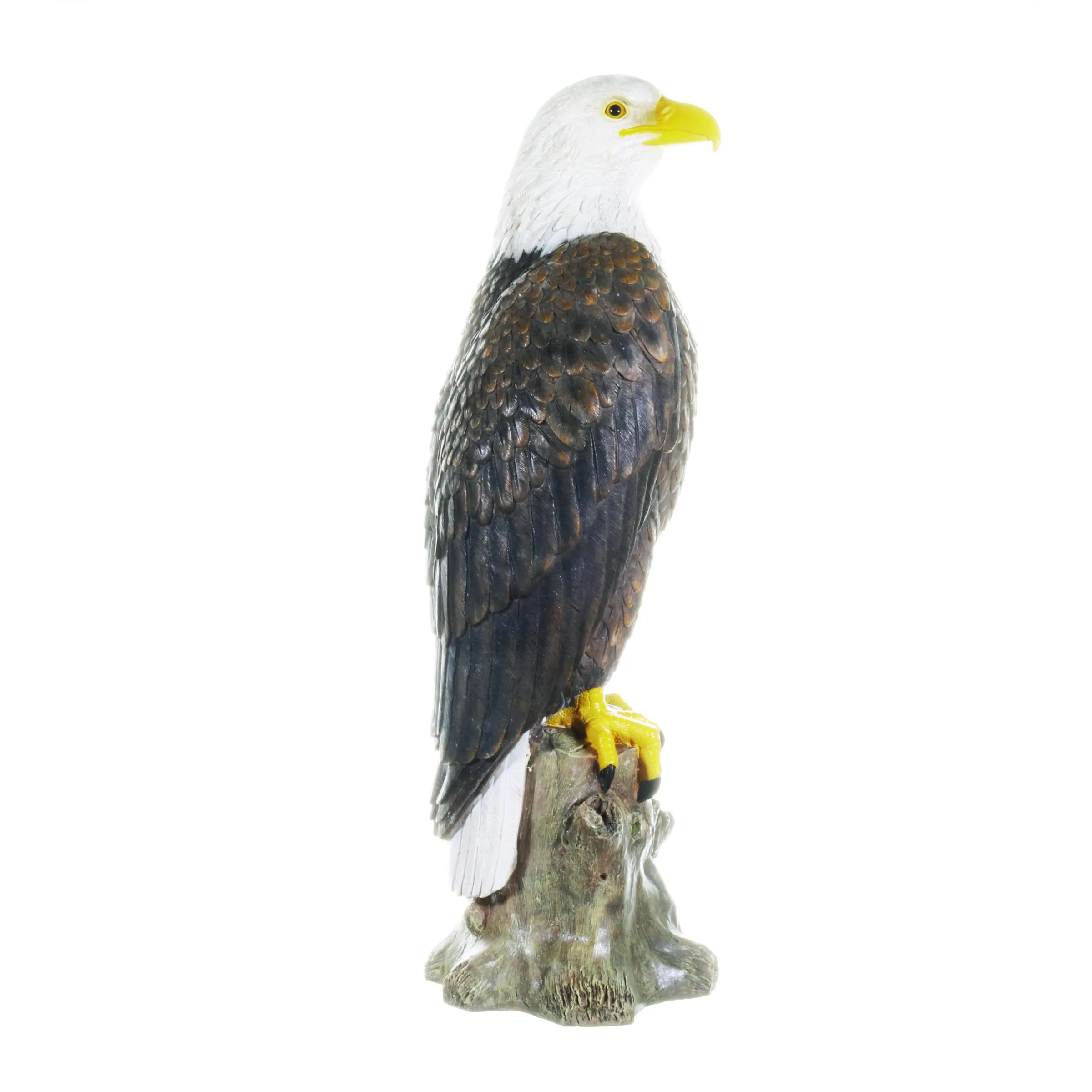 Bald Eagle on a Rock Statue, 8 by 21.5 Inches