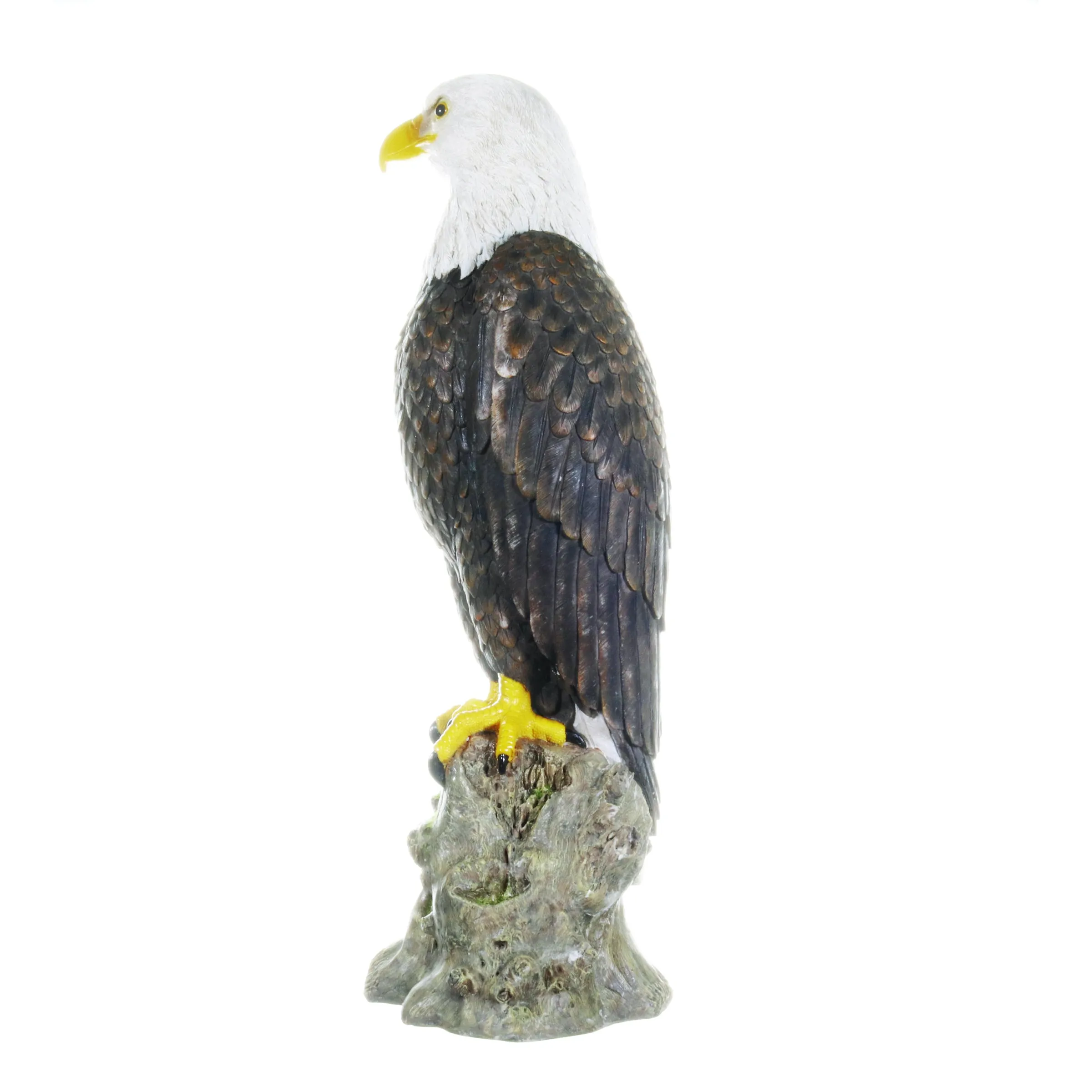 Bald Eagle on a Rock Statue, 8 by 21.5 Inches