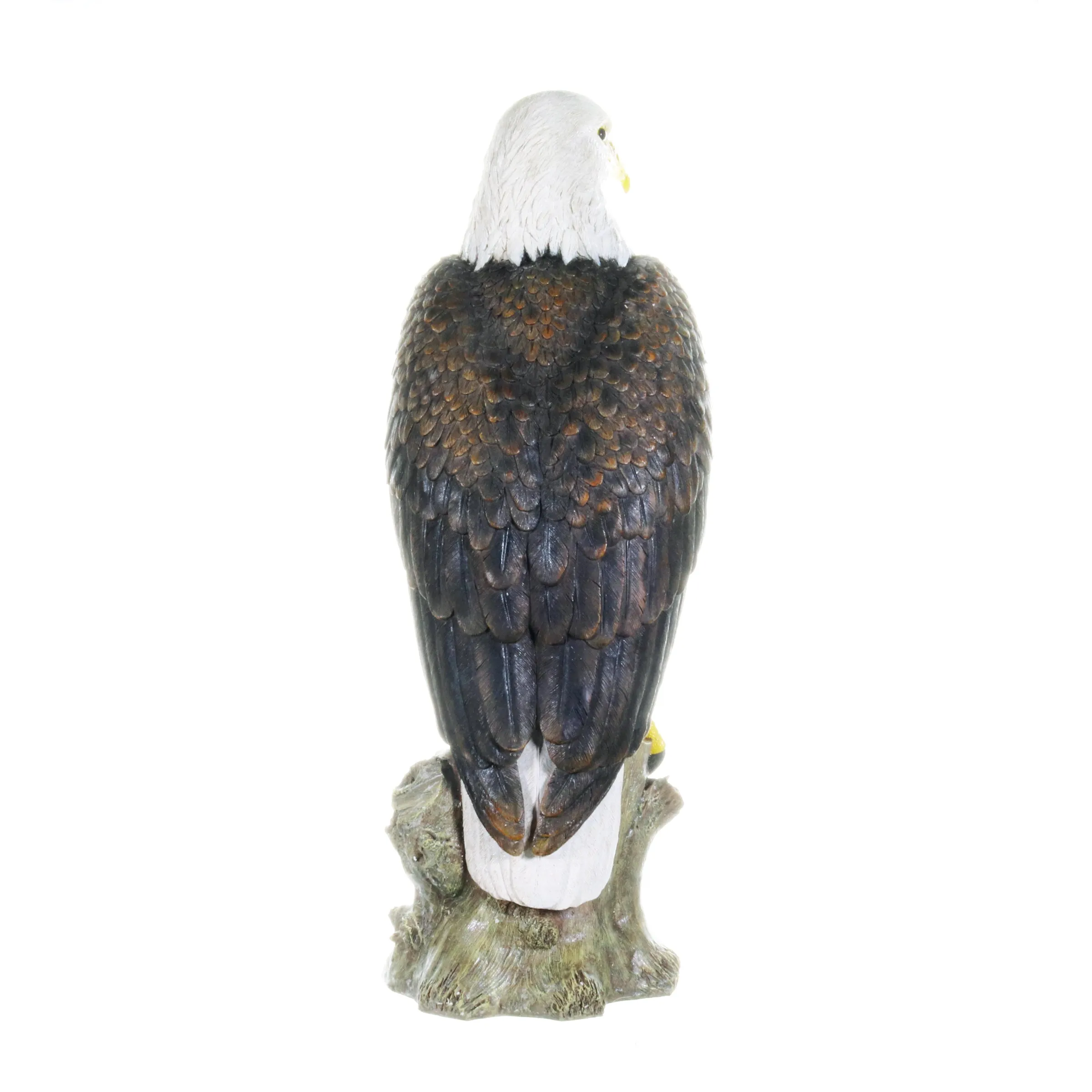 Bald Eagle on a Rock Statue, 8 by 21.5 Inches
