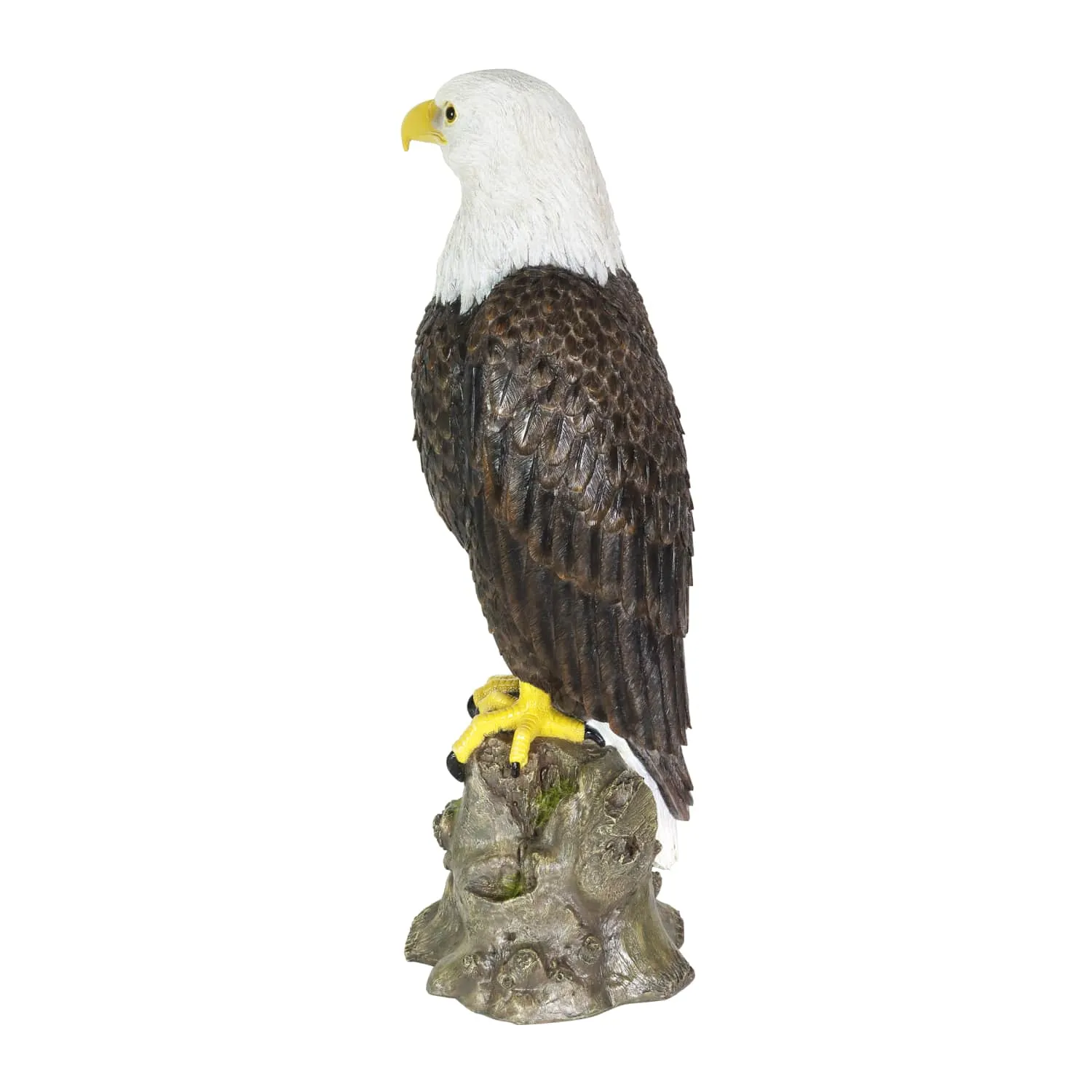 Bald Eagle on a Rock Statue, 8 by 21.5 Inches