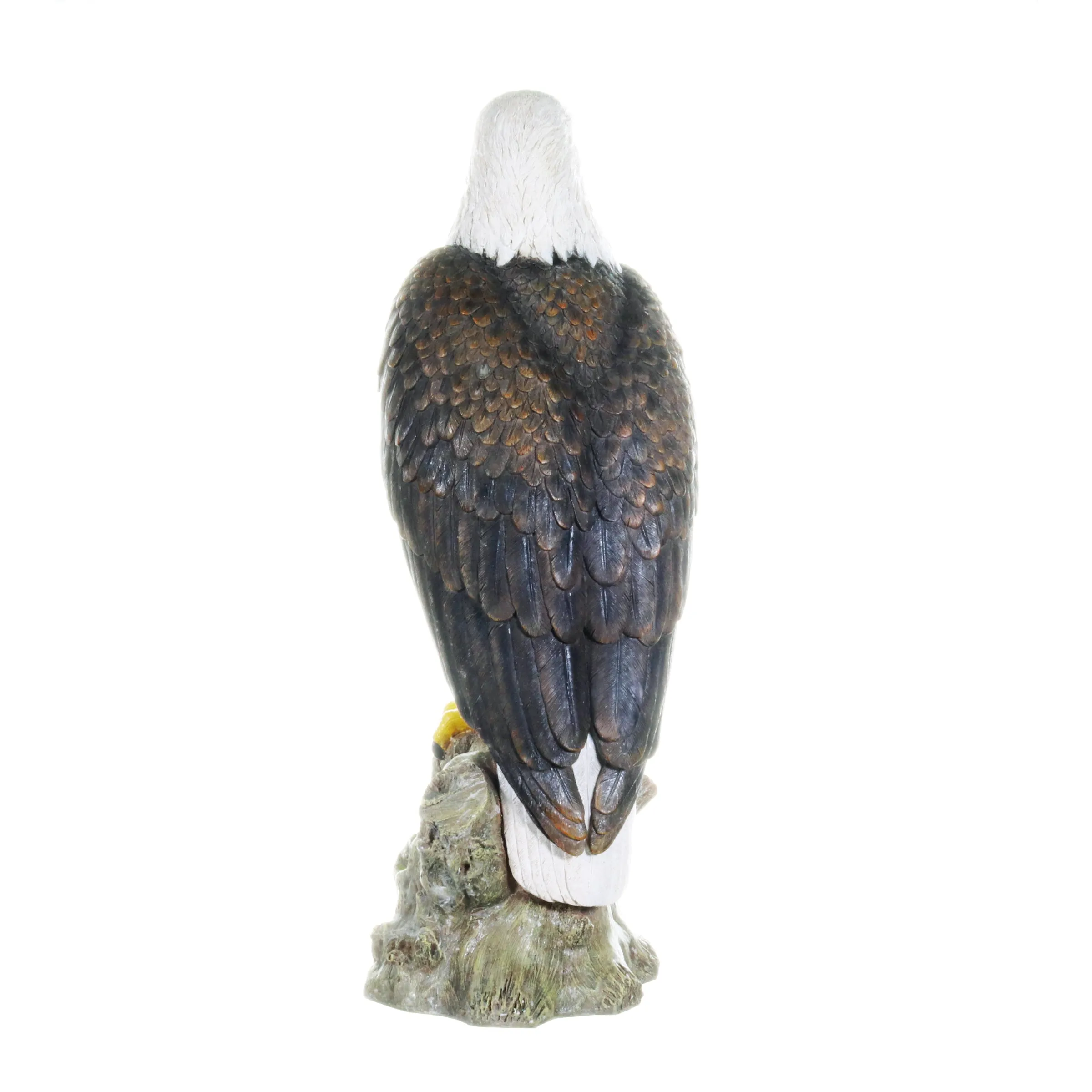 Bald Eagle on a Rock Statue, 8 by 21.5 Inches