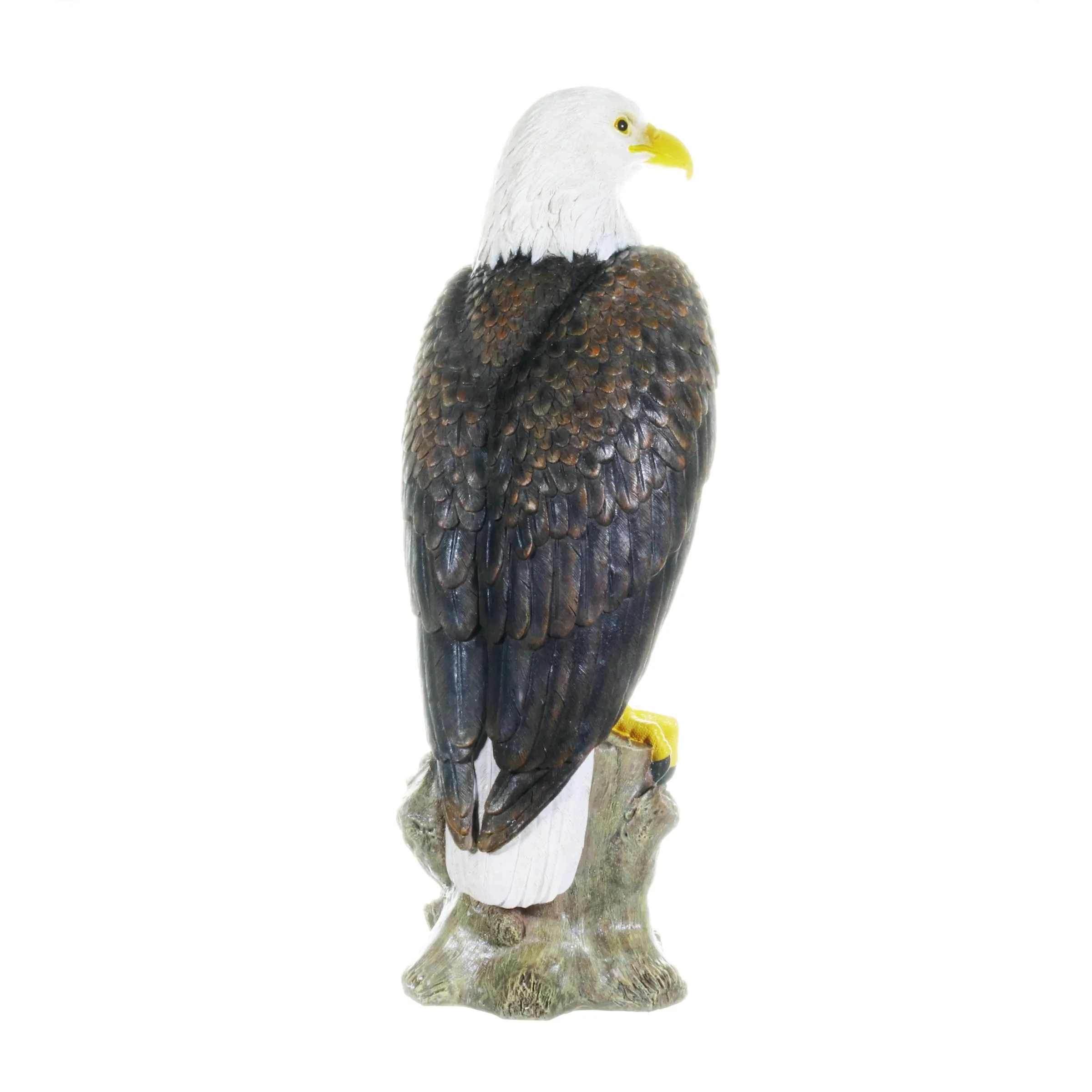 Bald Eagle on a Rock Statue, 8 by 21.5 Inches