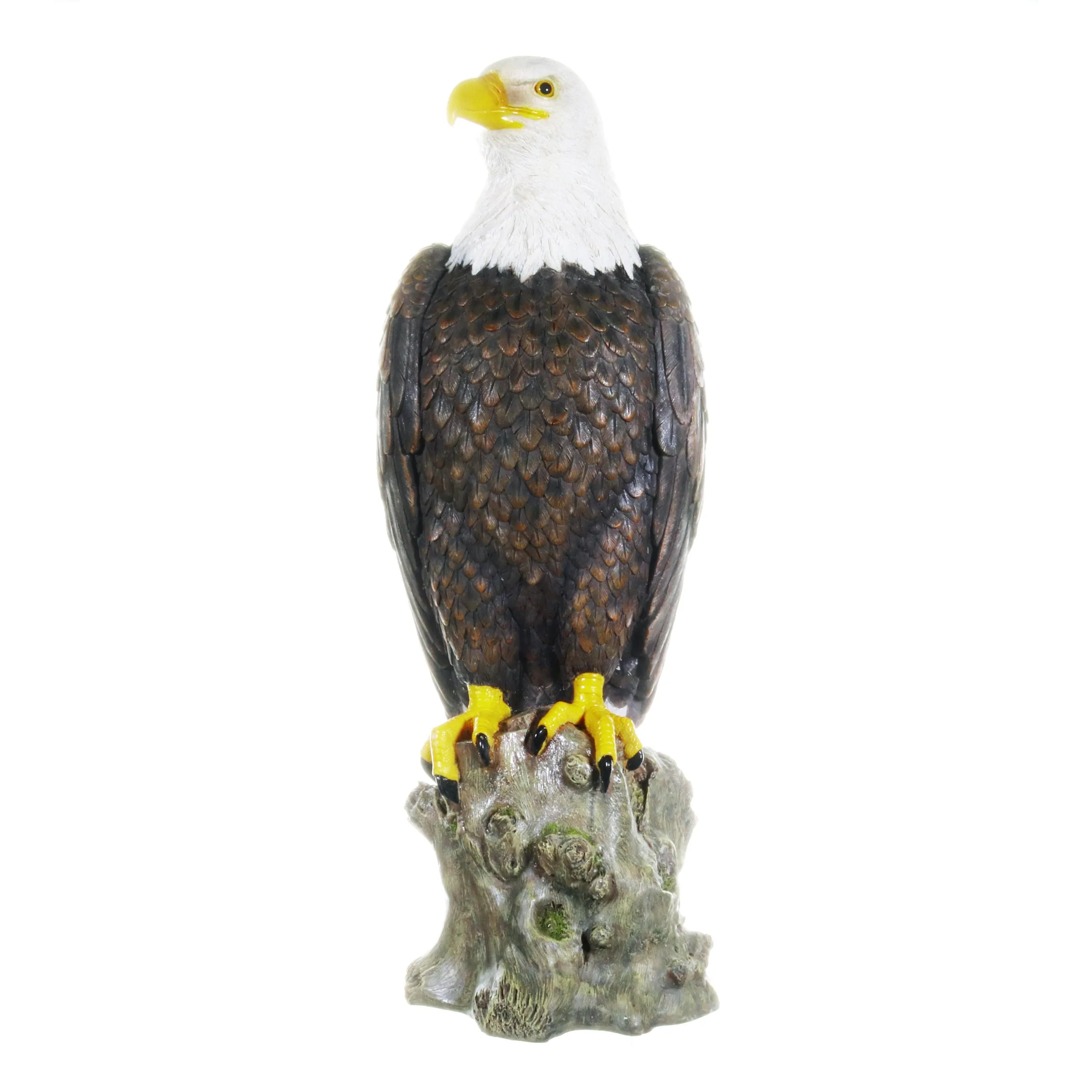 Bald Eagle on a Rock Statue, 8 by 21.5 Inches