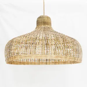Bamboo Curved Rattan Pendant Light | Assorted Sizes