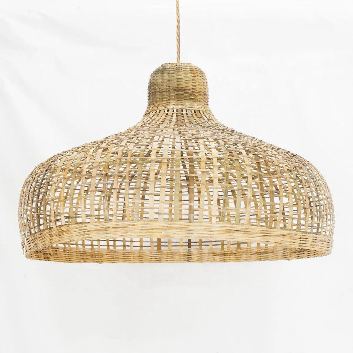 Bamboo Curved Rattan Pendant Light | Assorted Sizes
