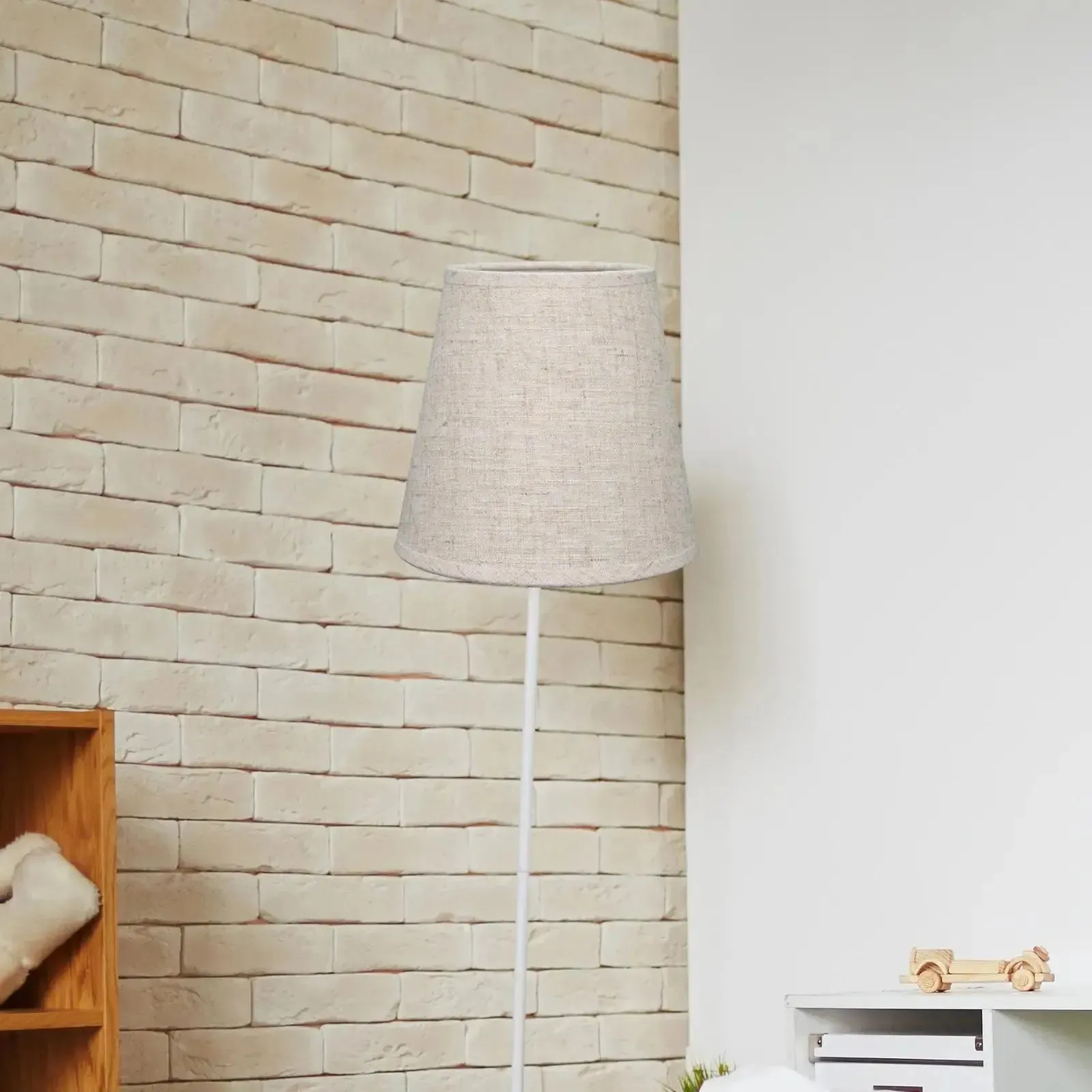 Barrel Fabric Lampshade Burlap Lamp Shade Hand Crafted Jute Cloth Lamp Cover for Desk Lamps Floor Light Bedside Lamps Decor