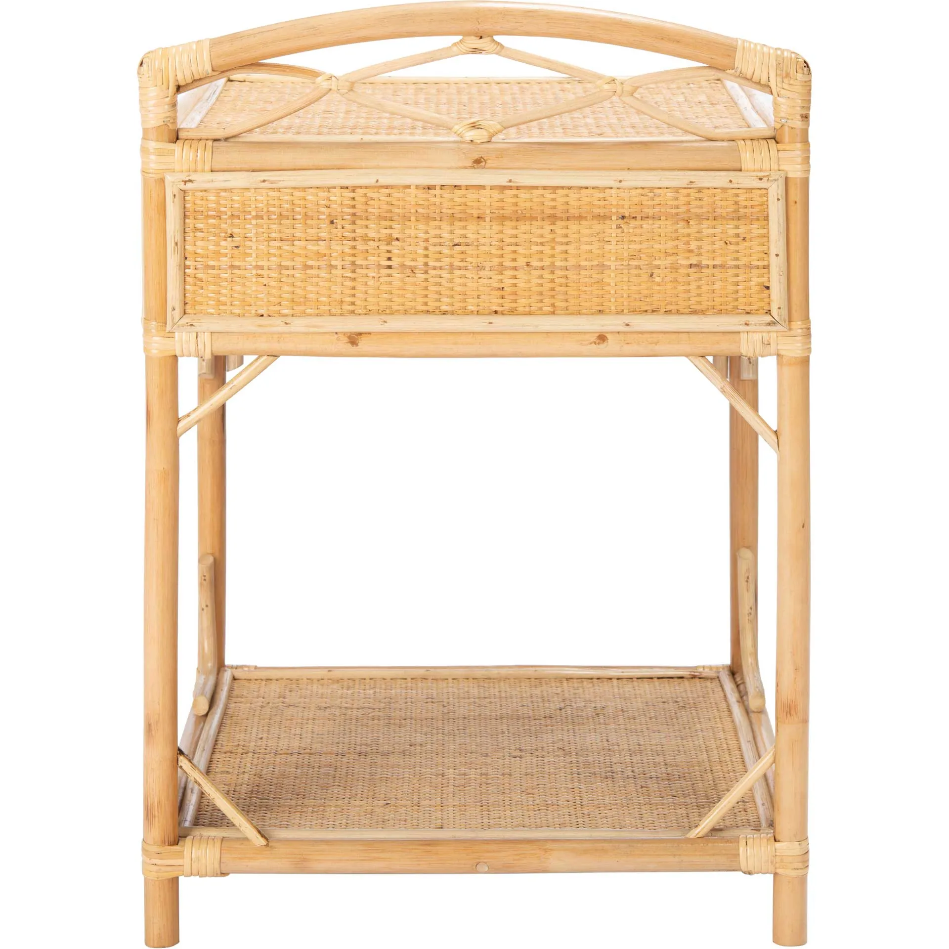 Beaufort 1 Drawer 1 Shelf Nightstand Natural