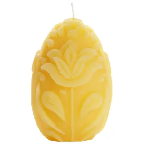 Beeswax Easter Egg Candle