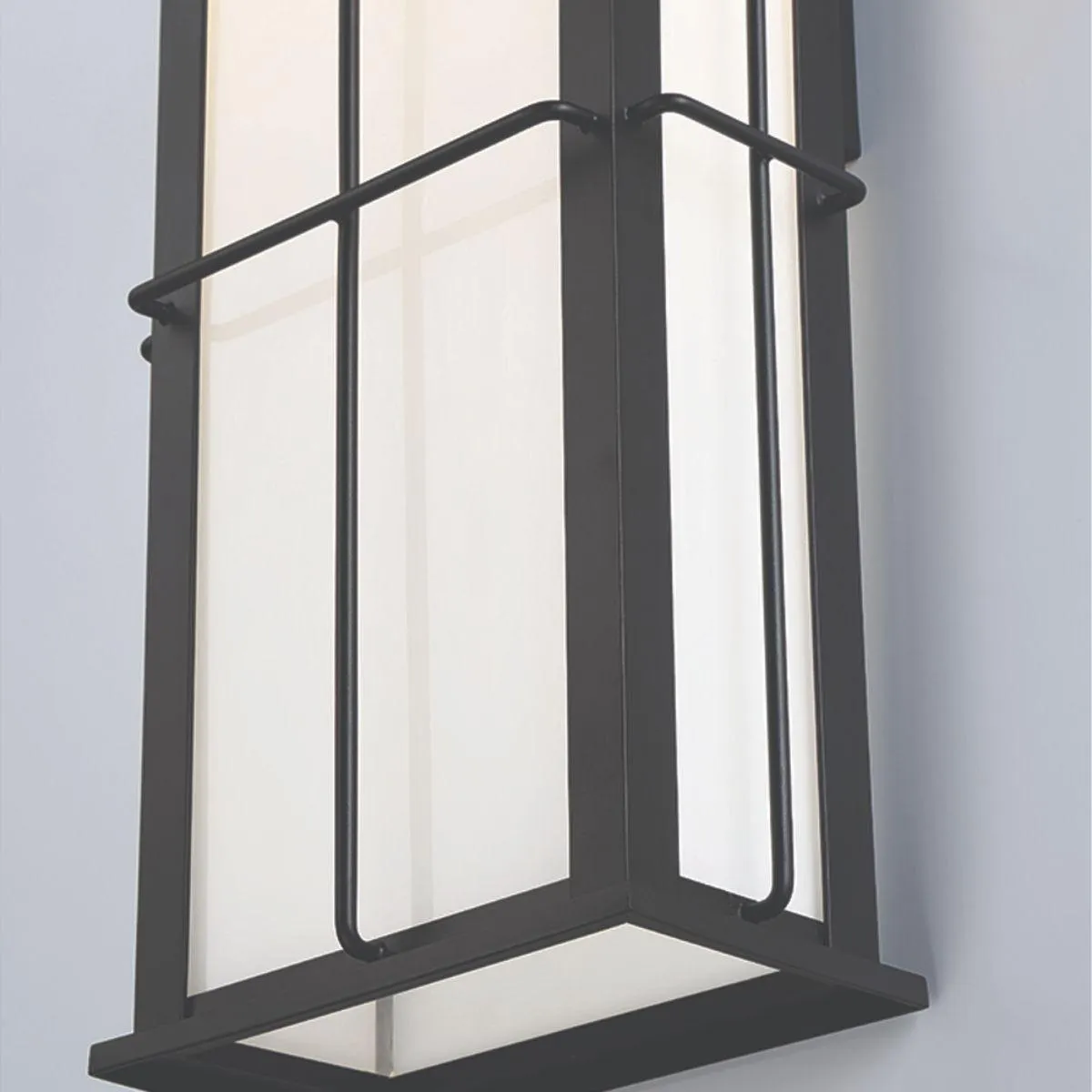 Bensa 15 In. LED Outdoor Wall Light Black Finish
