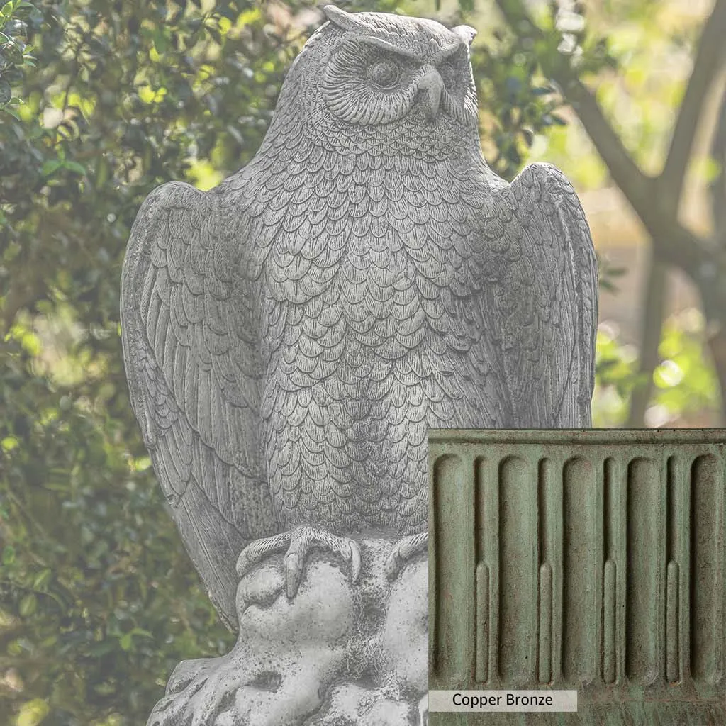Campania International August Owl Statue