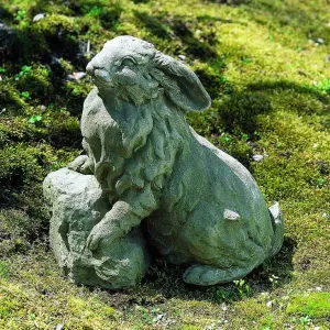 Campania International Rabbit on a Rock Statue