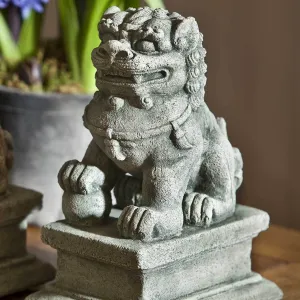 Campania International Small Temple Foo Dog Right Statue