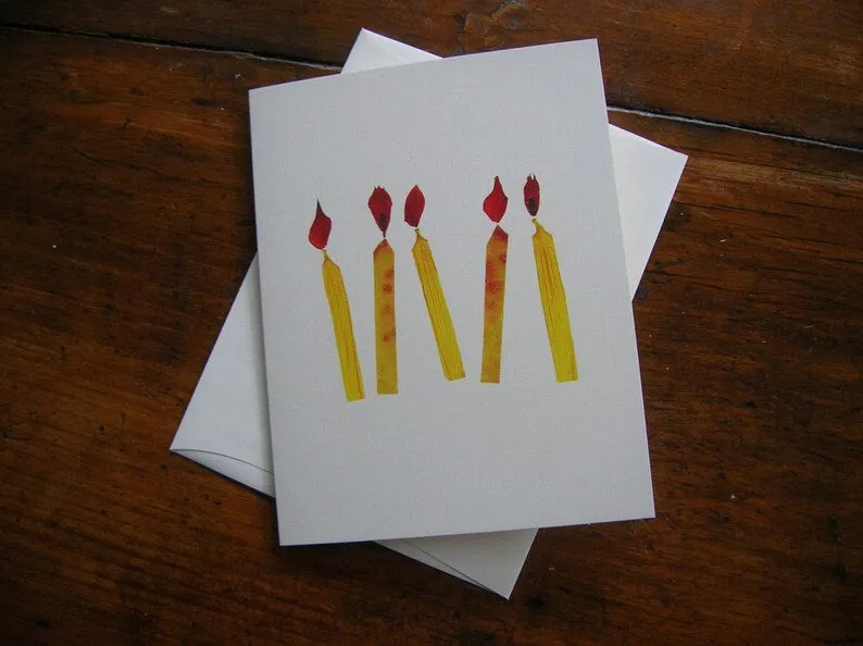 CANDLES CARD