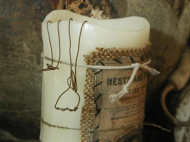 Candles Lit with Birds Nest Springtime Fun for Your Homestead