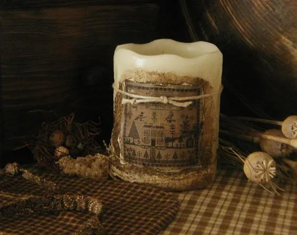 Candles Lit with Birds Nest Springtime Fun for Your Homestead