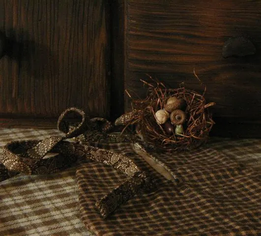 Candles Lit with Birds Nest Springtime Fun for Your Homestead