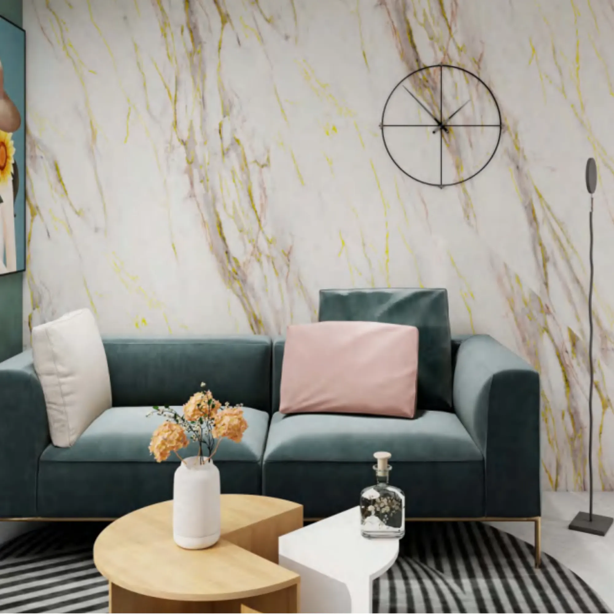 Carbon Crystal Decorative Wall Panels - Matte Slate Series
