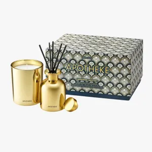 Cardamom Chestnut Mini Candle and Reed Diffuser Duo Set
