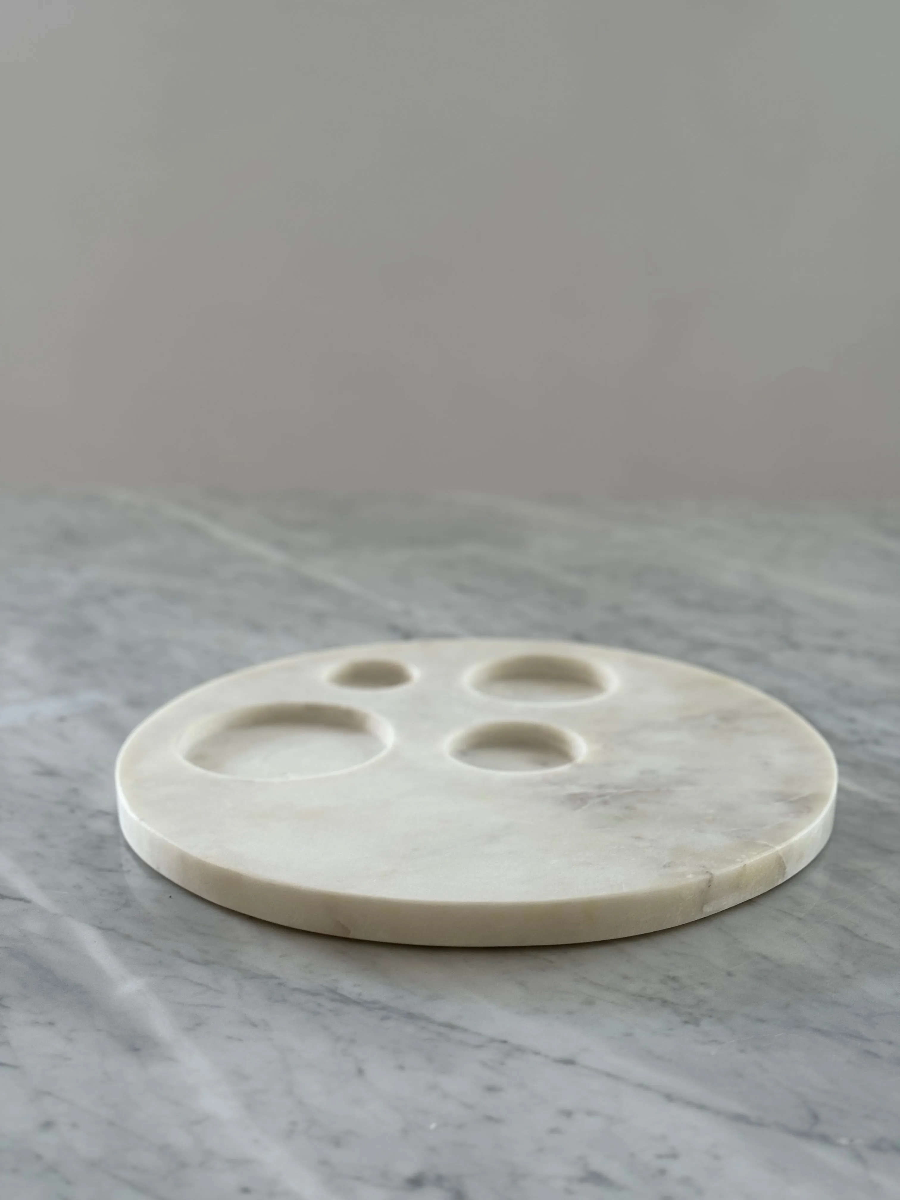 Carrara Candle Plate