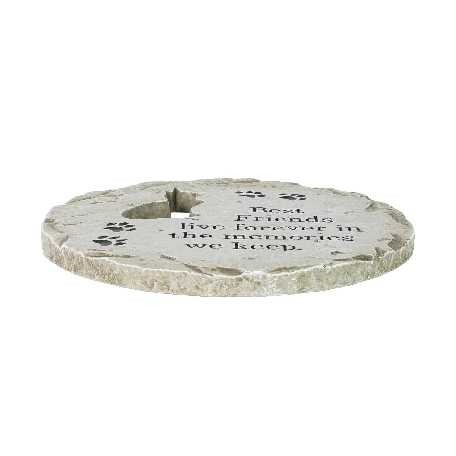 Cat Memorial Resin Garden Stepping Stone Marker, 12 Inches