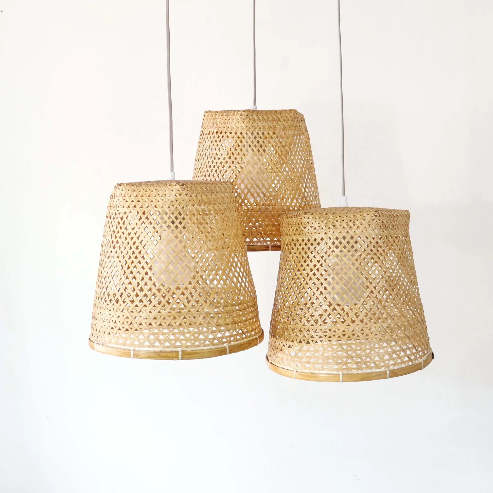 Cha Ya Nee - Bamboo Pendant Light Shade By Thaihome