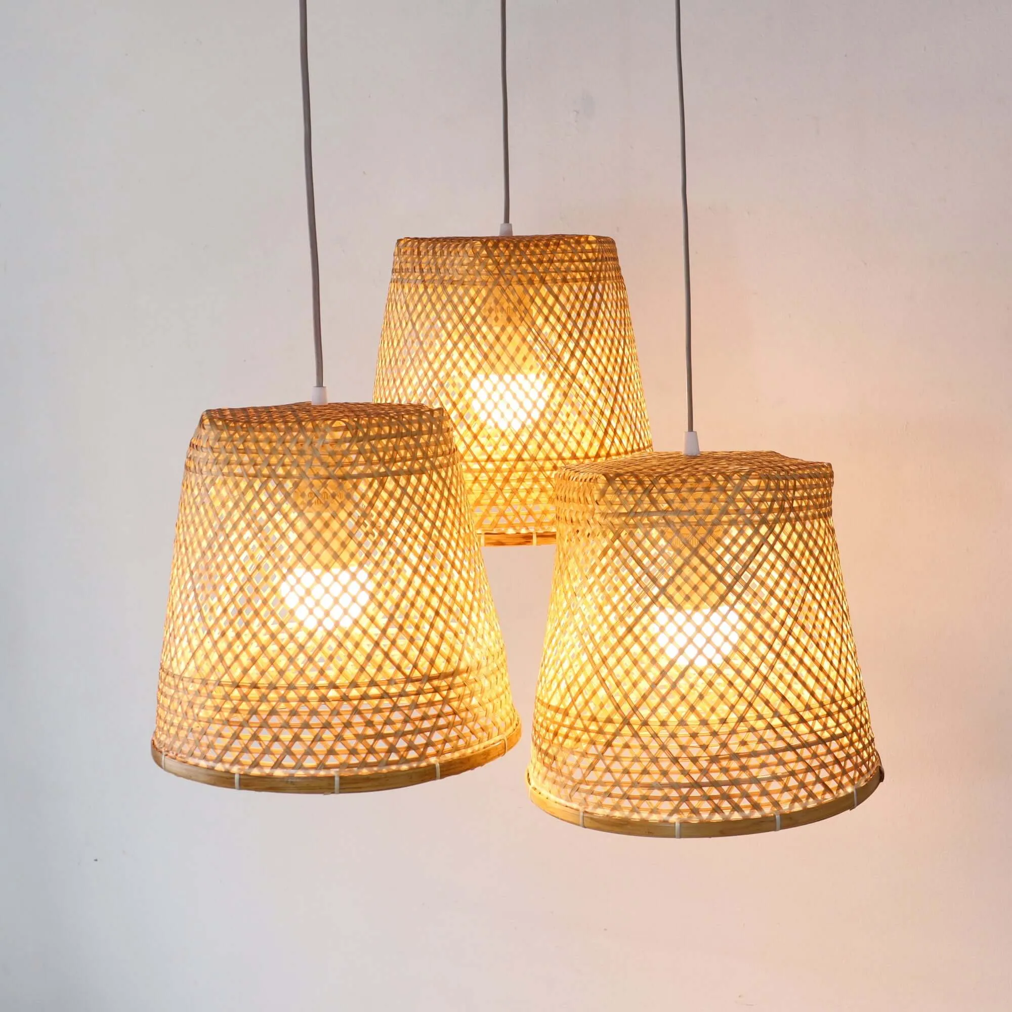 Cha Ya Nee - Bamboo Pendant Light Shade By Thaihome