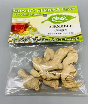 Chapis Tea, 3/4oz Ajenjible (Ginger) chapis tea